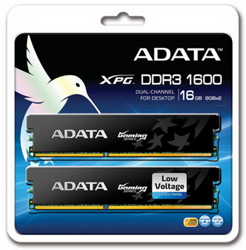 XPG Gaming v2.0 DDR3-1600 modules